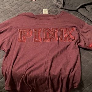 PINK Victoria secret half sleeve tee!!!!